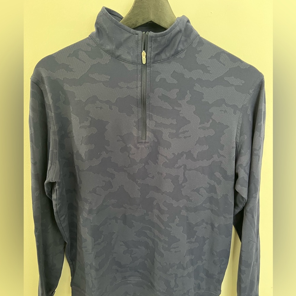 Peter Millar Camo Quarter Zip